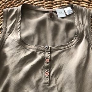 Armani Exchange 100% Silk Tank Top